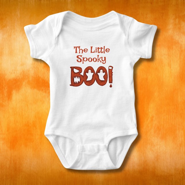 Body Para Bebê O Pequeno Boo Halloween (Criador carregado)