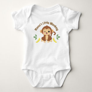 Body Para Bebê O Pequeno Macaco da Nana