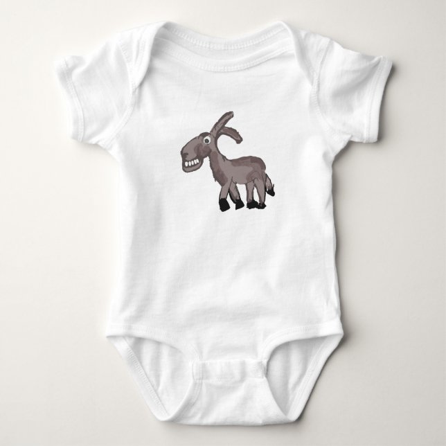 Body Para Bebê O pequeno macaco de Eeyore (Frente)