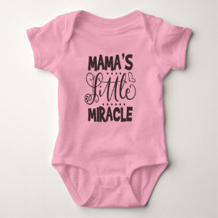 Body Para Bebê O pequeno milagre da mamãe