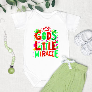 Body Para Bebê "O Pequeno Milagre de Deus"