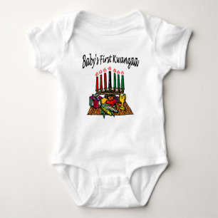 Body Para Bebê O primeiro Kwanzaa do bebê