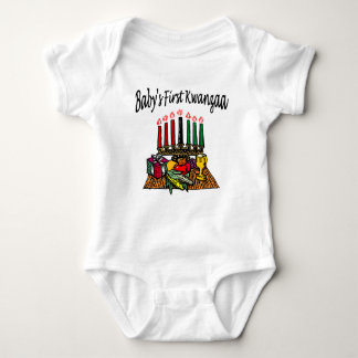 Body Para Bebê O primeiro Kwanzaa do bebê
