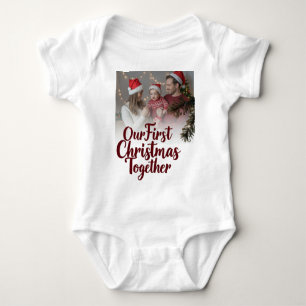 Body Para Bebê O Primeiro Natal da Nossa Família Juntos