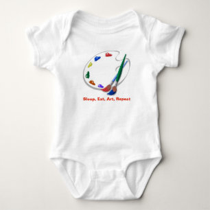 Body Para Bebê O Professor De Arte Bebê, Coma Arte Do Sono Repet