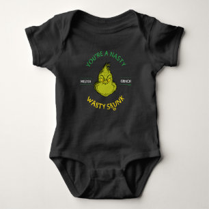 Body Para Bebê O Senhor Grinch   Você é um Gambá Nojento e Sujo