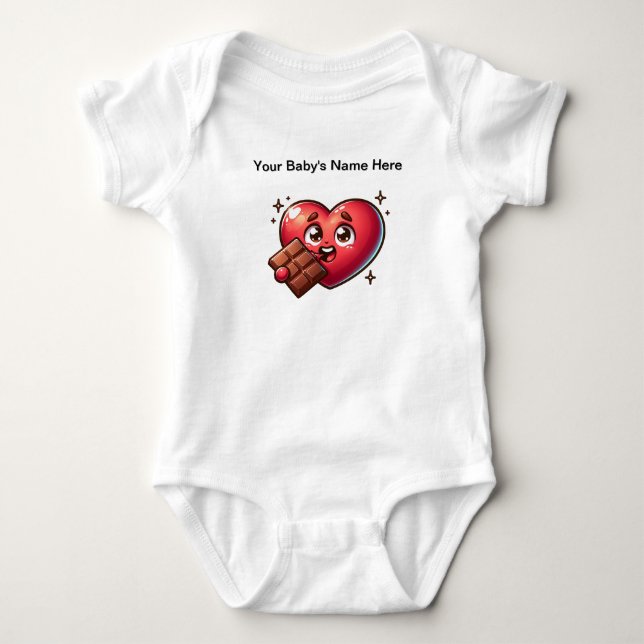 Body Para Bebê O seu bebê é o seu namorado (Frente)