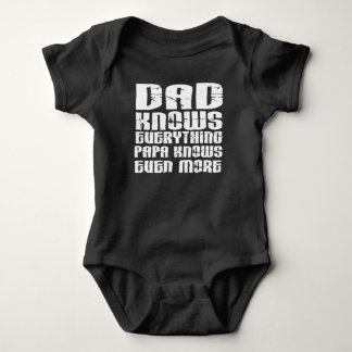 Body Para Bebê o vovô sabe mais do que tudo