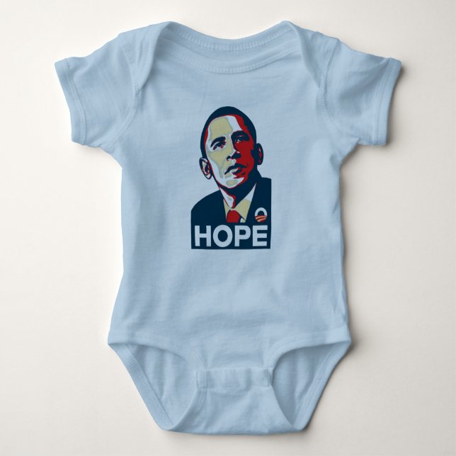 Body Para Bebê Obama Hope Tunic (Frente)