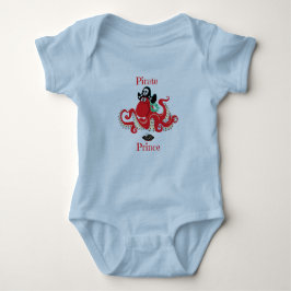 Body Para Bebê Octopus Pirate Prince Baby Jersey Bodycase