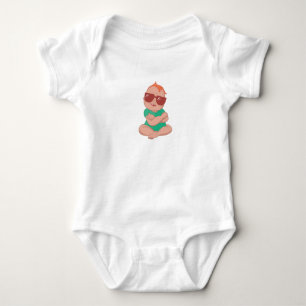 Body Para Bebê Óculos escuros Bebê