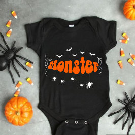 Body Para Bebê of Halloween, Spooky Season, Funny Baby Halloween