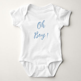 Body Para Bebê Oh, garoto, simples terno de bebê