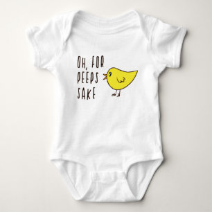 Body Para Bebê Oh, Para Os Pessoas Sentem Um Pintinho Adorável E