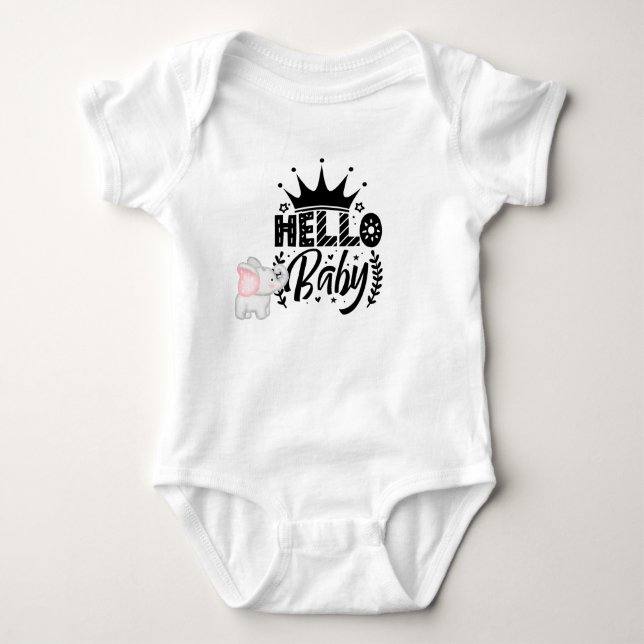 Body Para Bebê Olá Bebê (Frente)