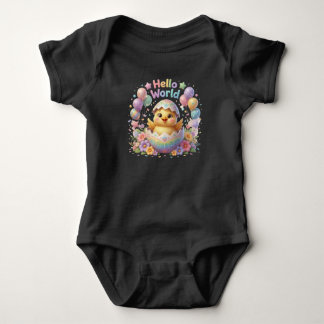 Body Para Bebê Olá Mundo