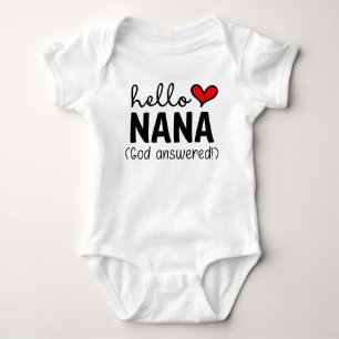 Body Para Bebê Olá, Nana Deus Respondeu Oração