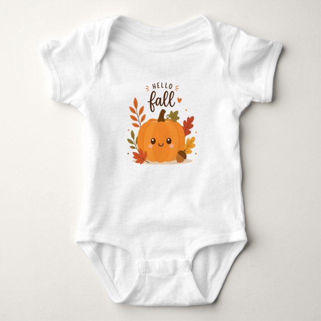 Body Para Bebê Olá Outono (Frente)