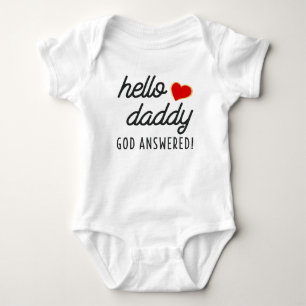 Body Para Bebê Olá Pai Deus Respondeu Ao Anúncio