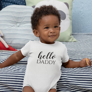 Body Para Bebê Olá Pai - Revisão Personalizada