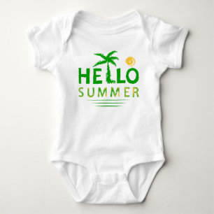 Body Para Bebê Olá Summer