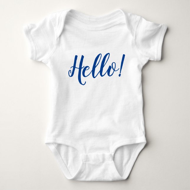 Body Para Bebê OLÁ, uma peça (Frente)