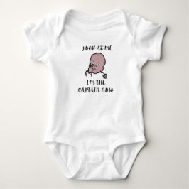 Body Para Bebê Olhe para mim, eu sou o capitão agora - O Bebê é o