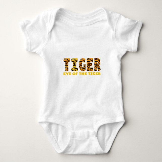 Body Para Bebê Olho do Tigre (Frente)