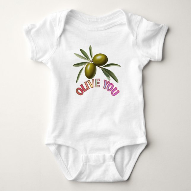 BODY PARA BEBÊ OLIVE YOU (Frente)