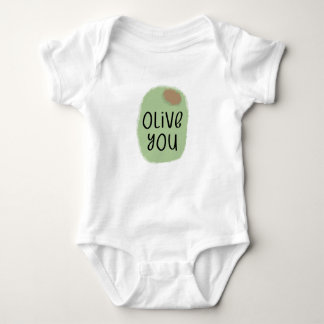 Body Para Bebê Olive You Pun