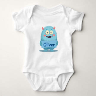Body Para Bebê Oliver's Monstrous Pal
