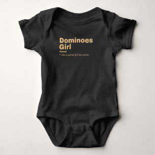 Body Para Bebê ominoes Girl - Dominoes