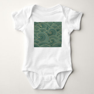 Body Para Bebê Onda Dourada: Tradicional Luxo Oriental