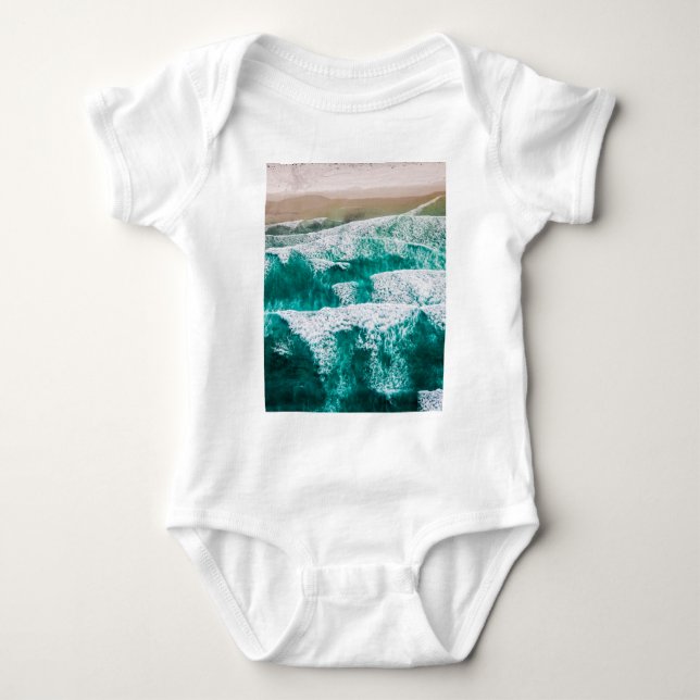 Body Para Bebê Ondas (Frente)