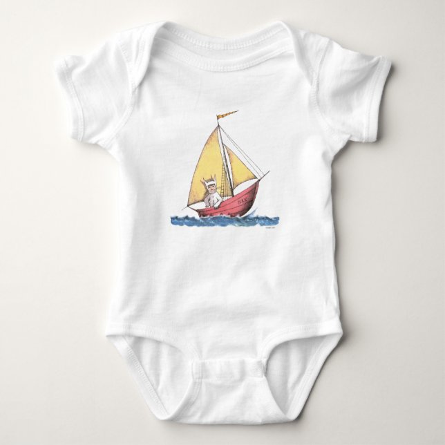 Body Para Bebê Onde Vivem os Monstros | Max à Vela (Frente)