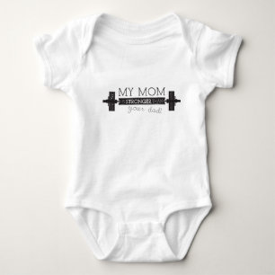 Body Para Bebê onesiee do exercício do bebê