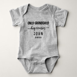 Body Para Bebê Only Grandchild - BIG COUSIN Custom Baby Bodysuit