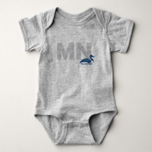 Body Para Bebê Onsie do mergulhão-do-norte de Minnesota
