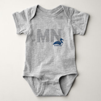 Body Para Bebê Onsie do mergulhão-do-norte de Minnesota