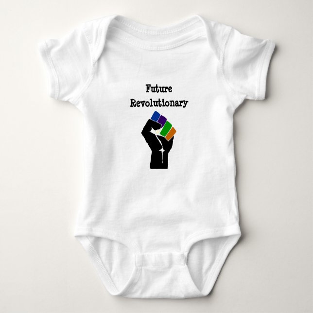 Body Para Bebê Onsie revolucionário futuro (Frente)