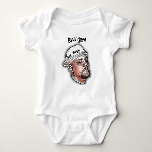 Body Para Bebê Onzie do bebê de Benn Grym (Frente)