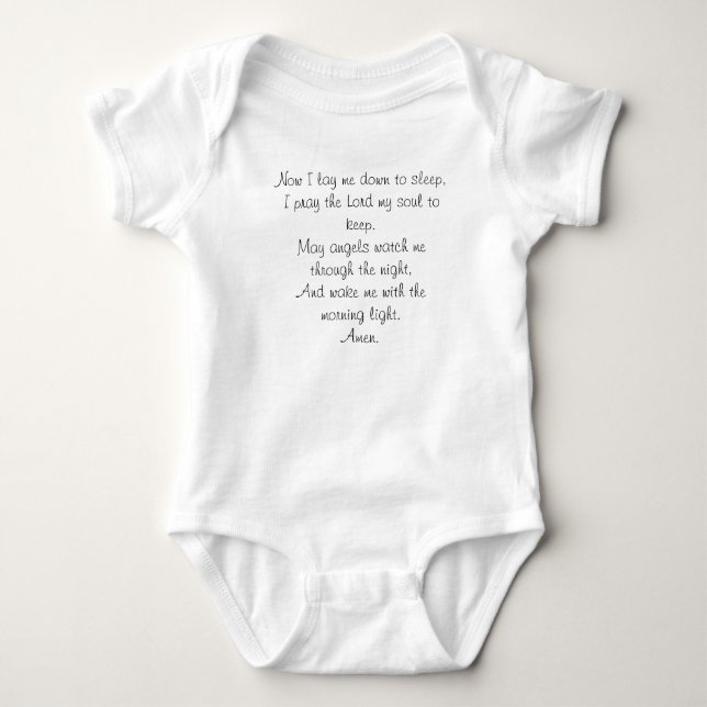 Body Para Bebê oração (Frente)