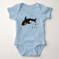 Orca Baleia Bebê Roupa