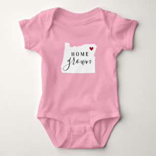 Body Para Bebê Oregon Home Grown State Tee