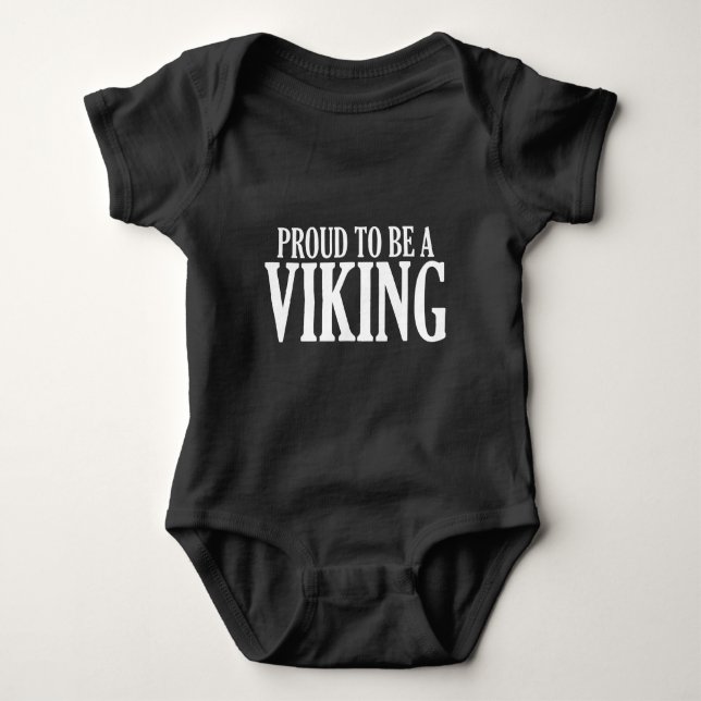 Body Para Bebê Orgulho De Ser Um Viking (Frente)