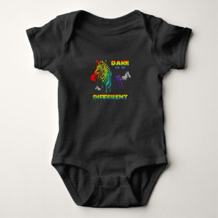 Body Para Bebê Orgulho gay LGBT ousam ser adultos negros diferent