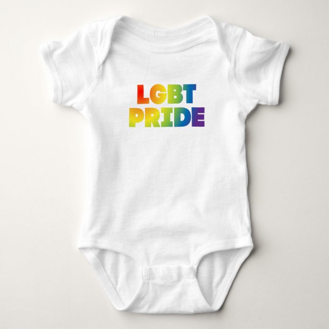 BODY PARA BEBÊ ORGULHO LGBT (Frente)