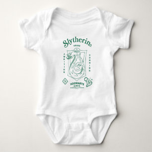 Body Para Bebê ORGULHO SLYTHERIN™ Ambição Astúcia Brasão