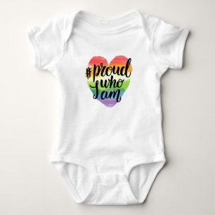 Body Para Bebê Orgulhoso de quem sou