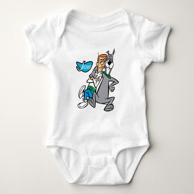 Body Para Bebê Os Jetsons | George & Astro Buddies (Frente)